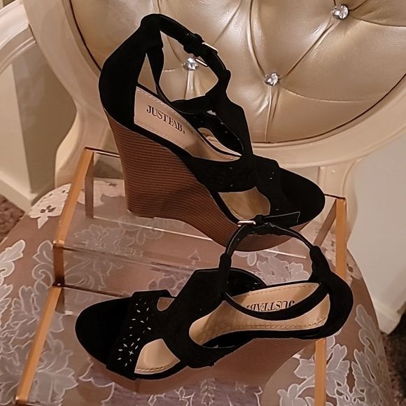JustFab Sheree Wedges  - Picture 2 of 16